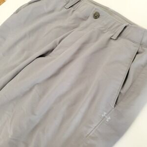 Under Armour Match Play Mens 36x34 (35x32.5) Gray Loose Performance Golf Pants